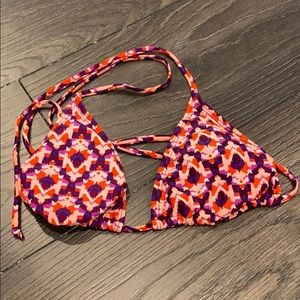 Patterned Bikini Top